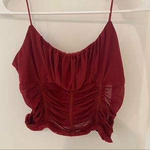 Princess Polly Maroon Tank